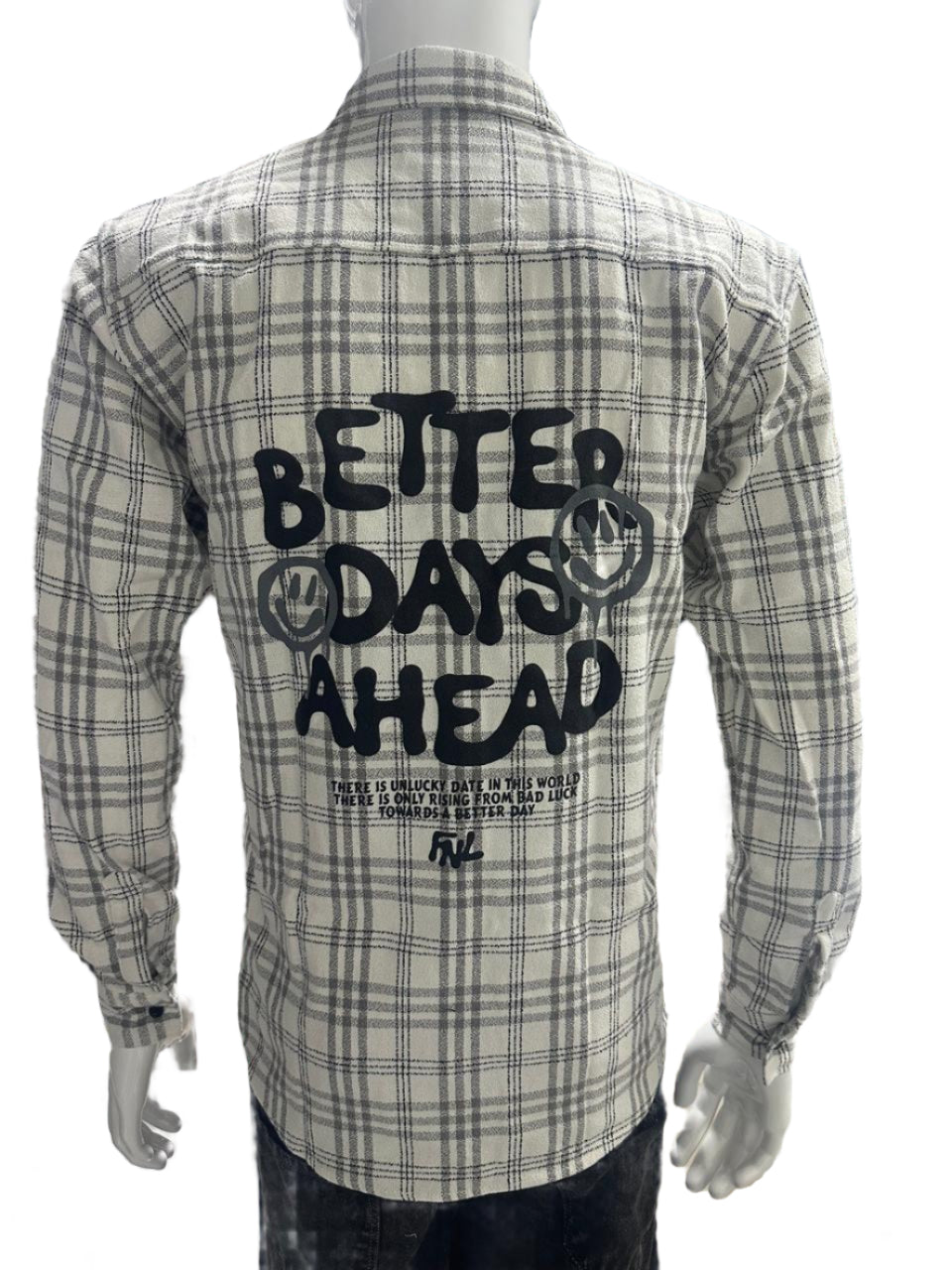 Men's slim Shirts back print