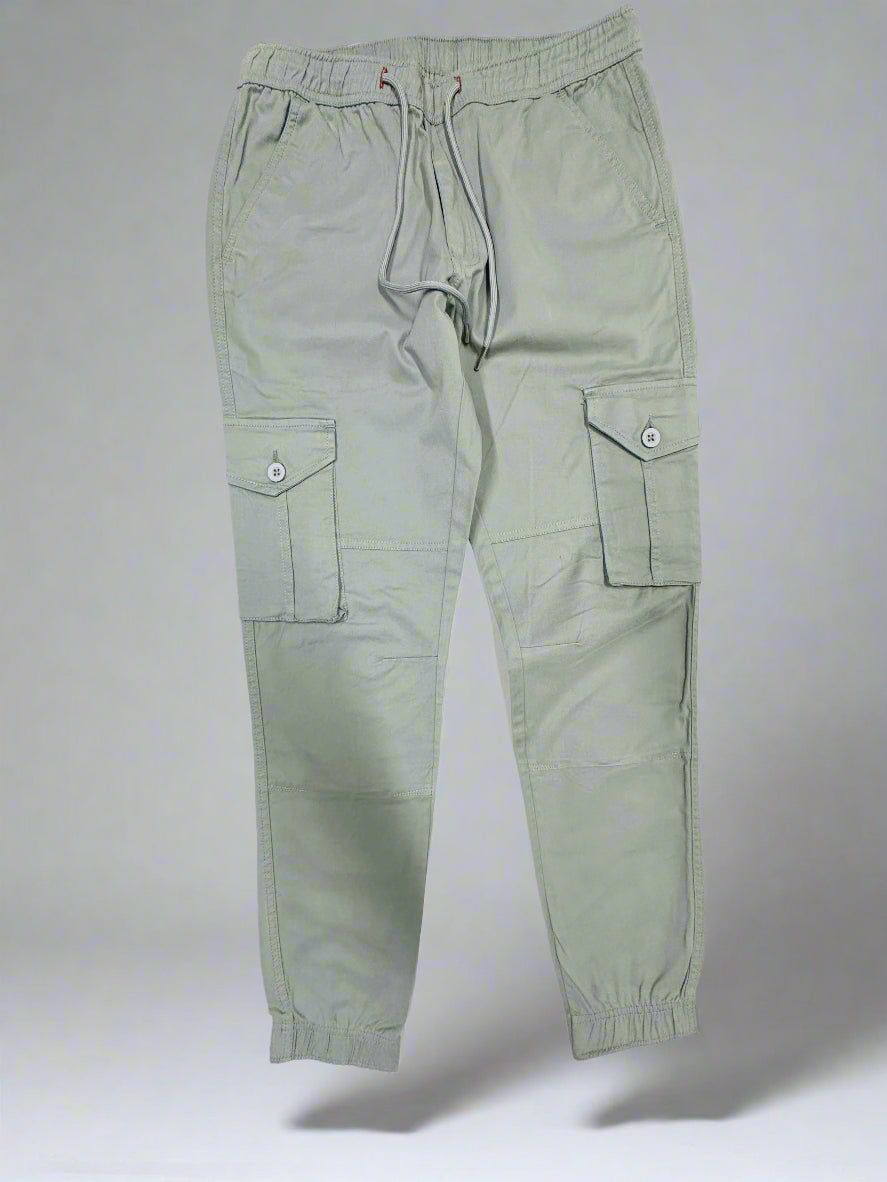 Mens Cotton Cargo Joggers