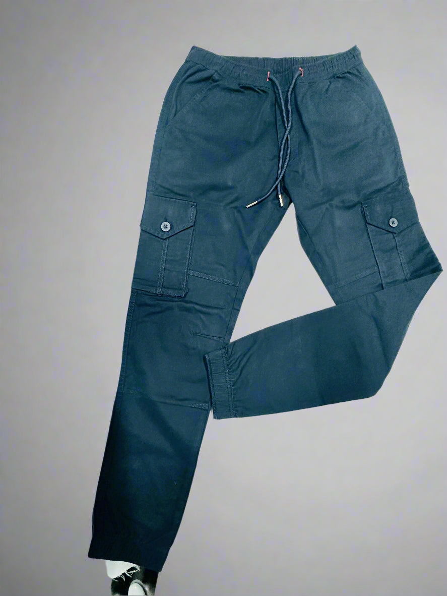 Mens Cotton Cargo Joggers