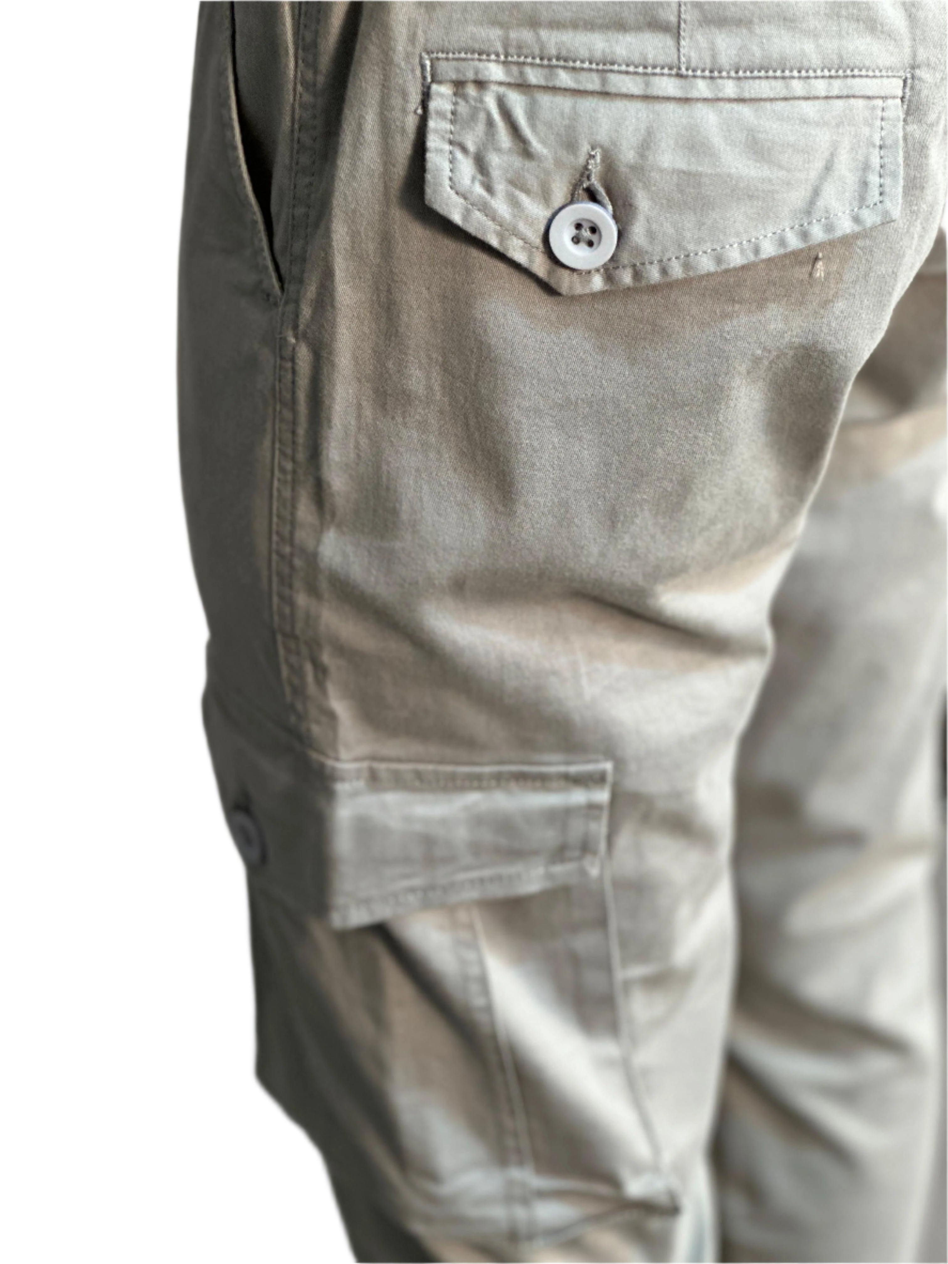 Mens Cotton Cargo Joggers