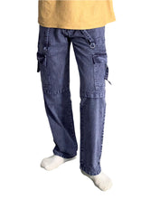 Denim Cargo Baggy Pants