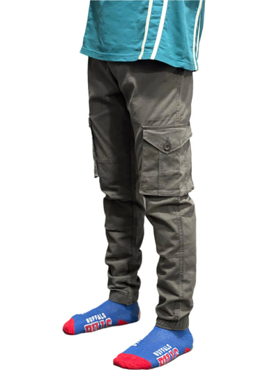 Mens Cotton Cargo Joggers