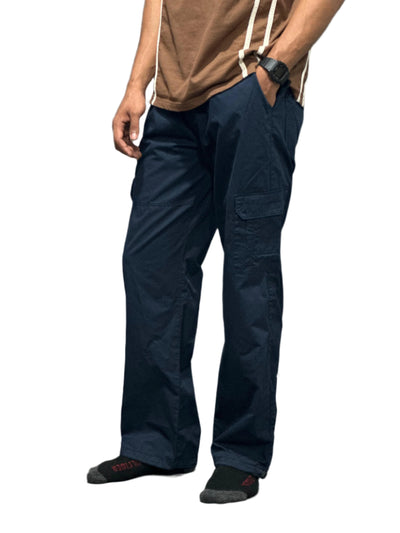 Cotton Cargo parachute Baggy Pants