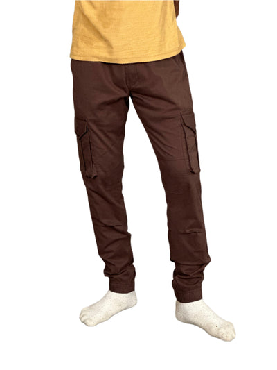 Mens Cotton Cargo Joggers